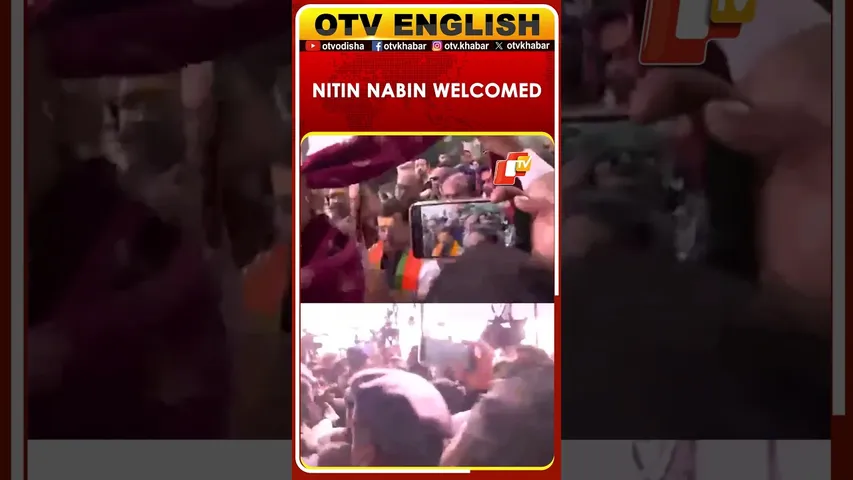 BJP's Newly-Appointed National Working President Nitin Nabin Arrives In Delhi To A Warm Welcome
