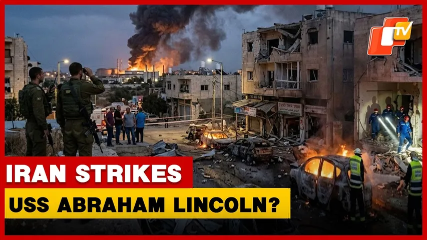 Iran Claims US Carrier Abraham Lincoln ‘Struck’ By Four Ballistic Missiles | OTV