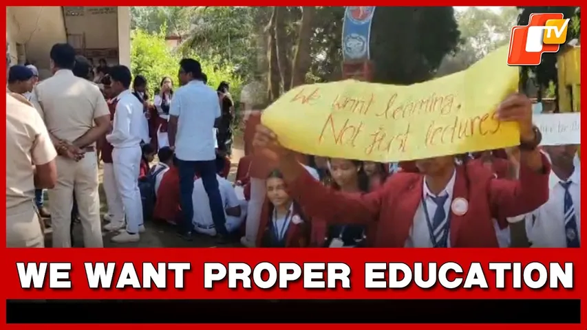 Odisha Navodaya Students Protest March 6km To Seek Justice From Collector | OTV