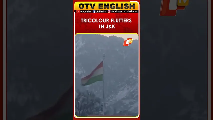 Tricolour Flutters In Snow-Capped J&K For Republic Day