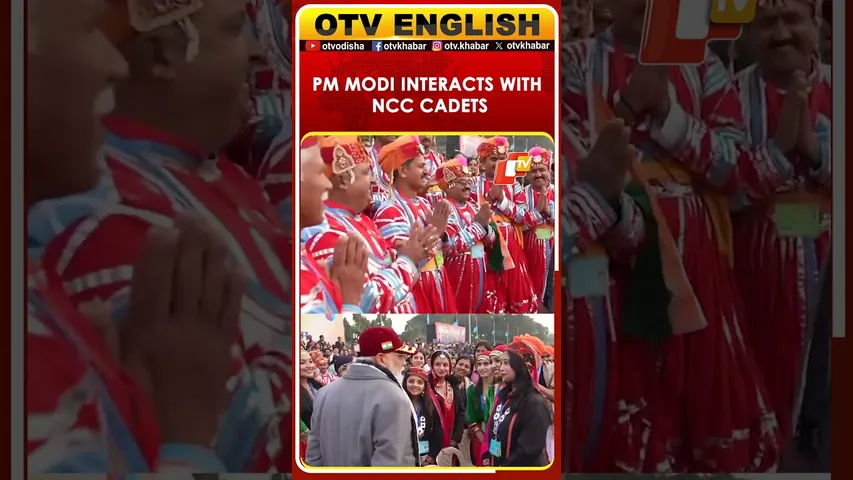 PM Modi Interacts With NCC Cadets At Delhi NCC PM Rally 2026