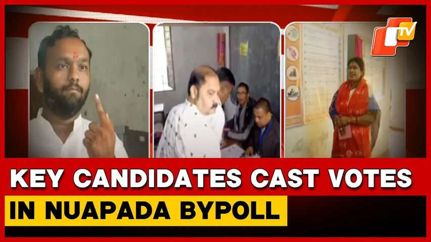 Nuapada Bypoll: BJP, Congress Candidates Vote, BJD Monitors Booths