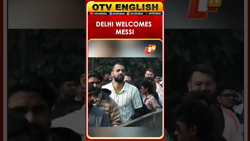 Delhi Football Fans Arrive For Lionel Messi's G.O.A.T. India Tour