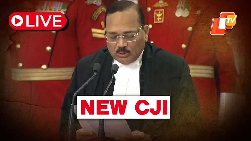🔴Justice Surya Kant Sworn In As 53rd Chief Justice Of India