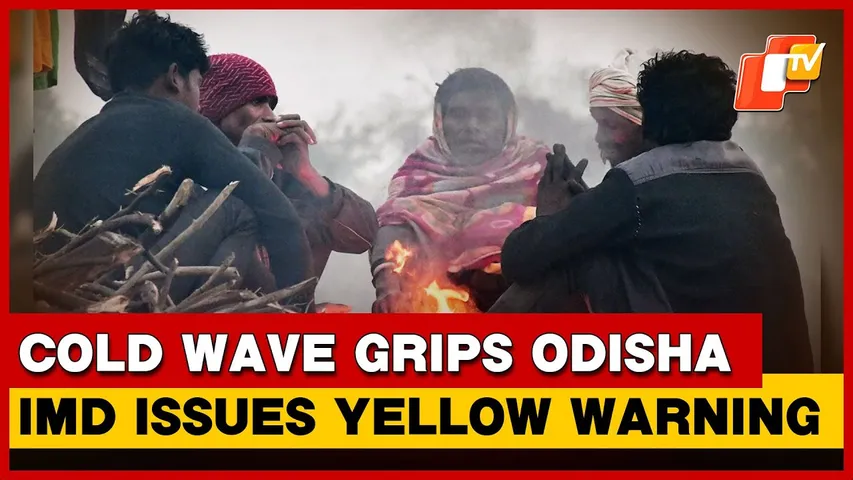 Cold Wave Tightens Grip On Interior Odisha As IMD Issues Yellow Alert