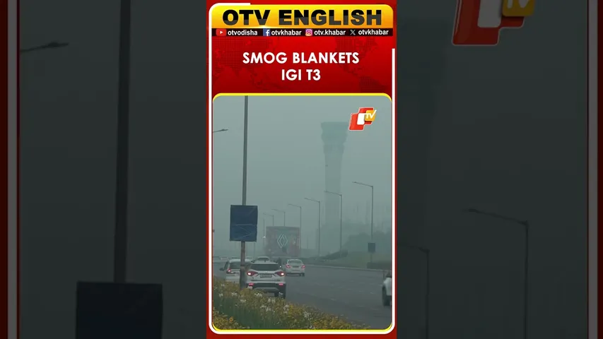 Toxic Smog Blankets Delhi’s IGI T3, AQI Hits 342 In ‘Very Poor’ Category