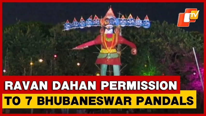 7 Out Of 193 Puja Committees Permitted For Ravan Dahan In BBSR; Rain Fails To Dampen Festivities