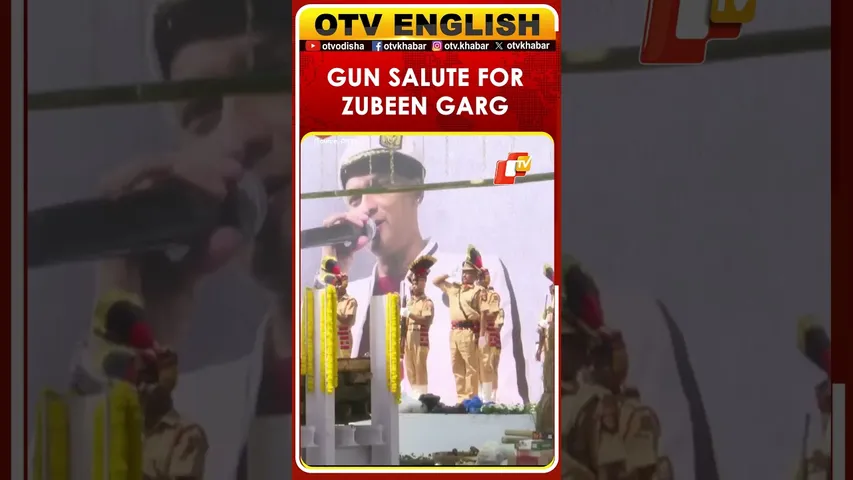 Assamese Music Icon Zubeen Garg Accorded Gun Salute