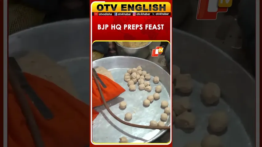 Sattu Parathas, Jalebis Being Prepared At BJP HQ In Delhi Ahead Of Counting Of Votes In Bihar