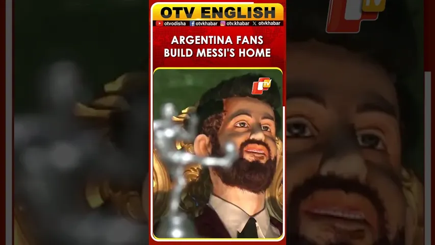 Kolkata Fans Build Messi Miami Home Replica For His GOAT India Tour