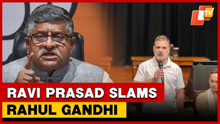 Ravi Shankar Prasad Targets Rahul Gandhi, Defends SIR & Election Commission | OTV