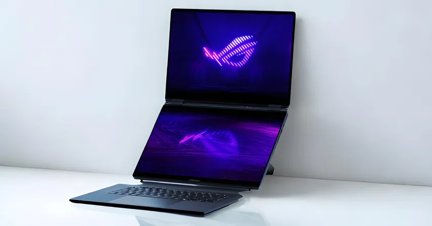 ASUS Just Built the Wildest Gaming Laptop Ever With Two OLED Screens