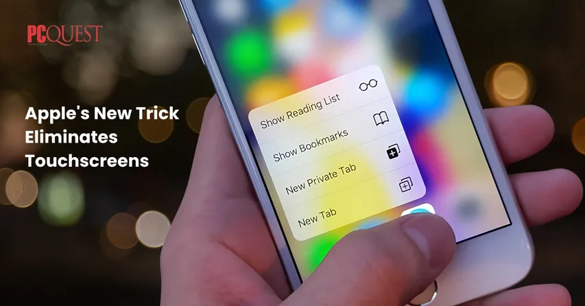 Apple's New Trick Eliminates Touchscreens