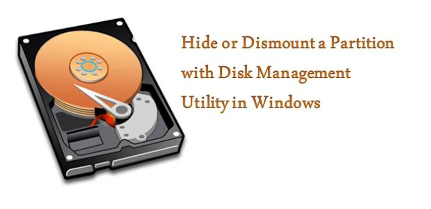 Hide or Dismount a Partition with Disk Management Utility in Wind