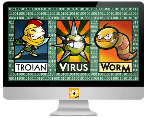 computer trojan virus worm