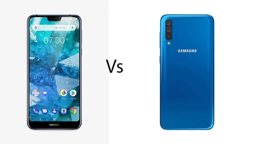 nokia 7.1 vs galaxy a50