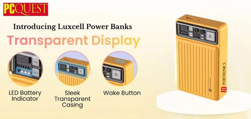 Portronics introduces the Luxcell Power Banks series