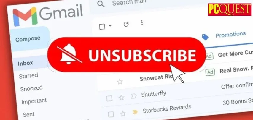 Unsubscribe Bulk emails in Gmail