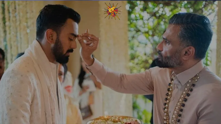 KL Rahul And Sunil Shetty