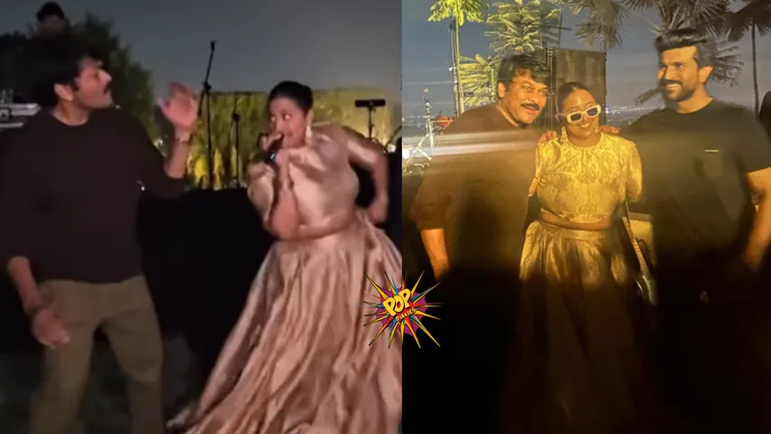 Raja Kumari Chiranjeevis Dance On Jawan Title Track.png