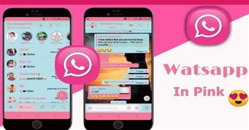WhatsApp Pink