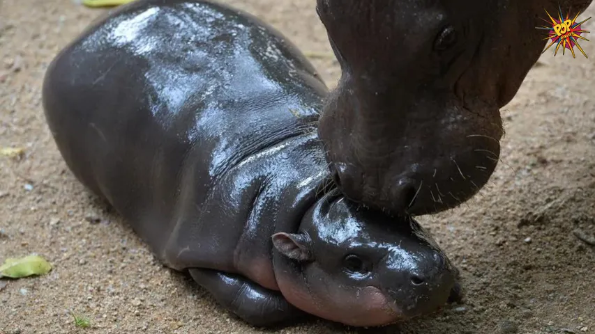 baby hippo