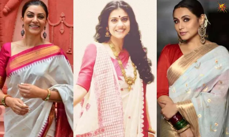 Celeb Inspired Saree Looks for Durga Puja