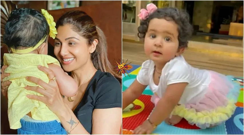 Shilpa Shetty and her 2 years baby Samisha chants Gayatri Mantra for an injured bird.