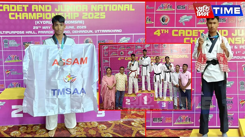 Assam’s Rising Taekwondo Titans Clinch Twin Silver in Dehradun