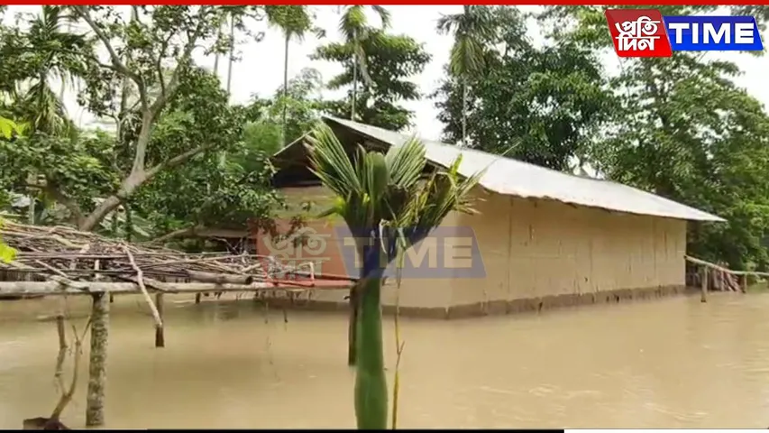 Flood Crisis Unabated in Assam’s Kampur; 75 Villages Submerged
