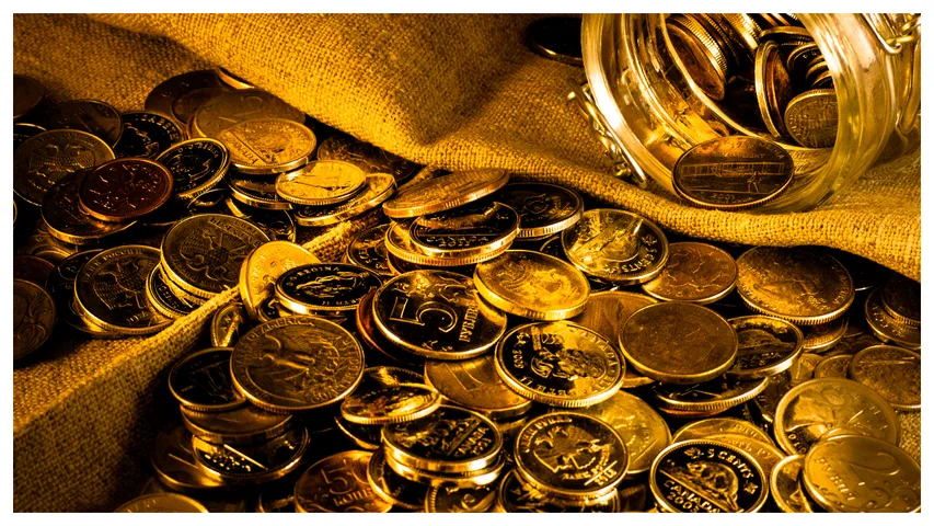Gold coins