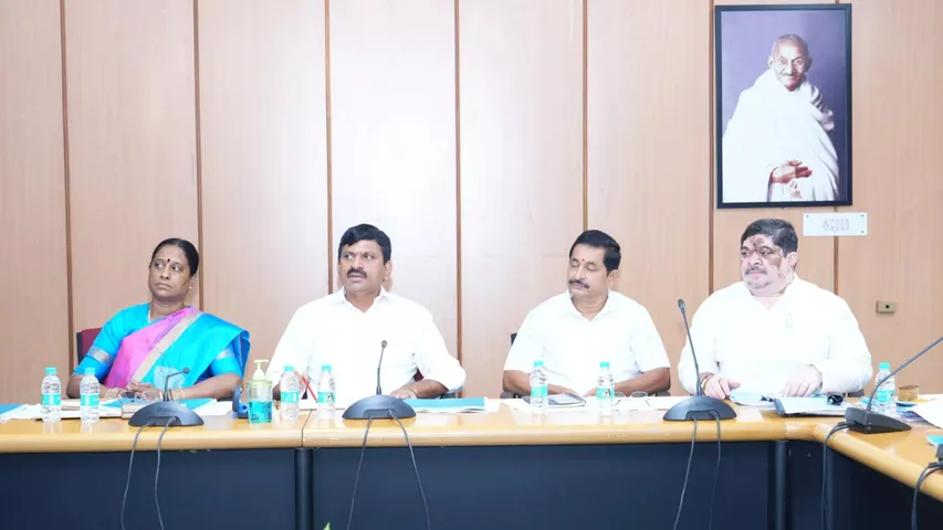 ministers meeting on Warangal airport