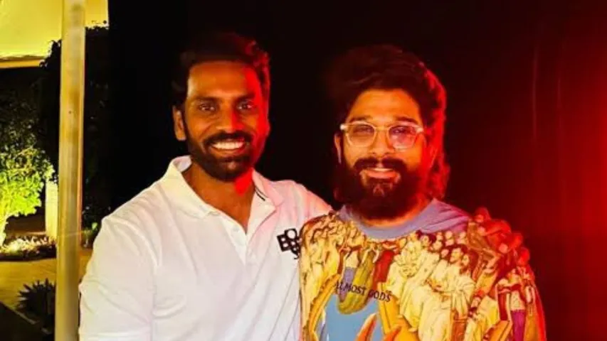 Allu Arjun and  Silpa ravi