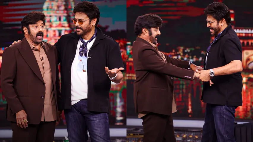 balayya venkatesh at unstoppable