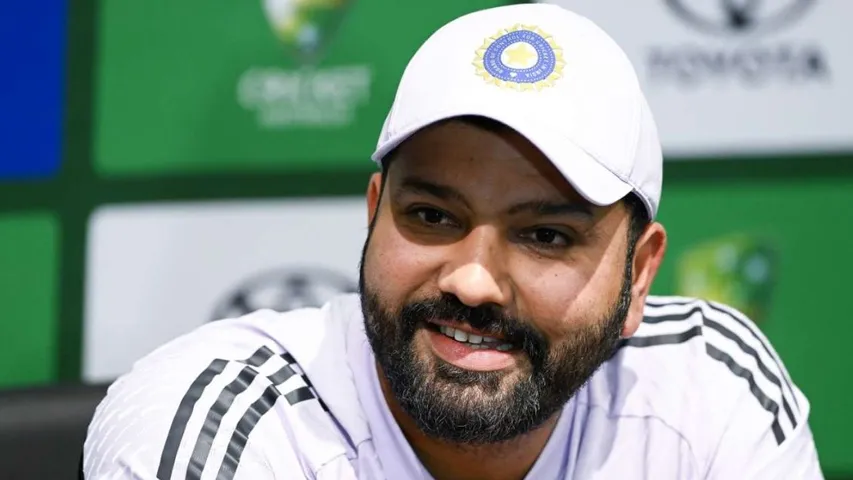 Rohit Sharma responds to his knee injury