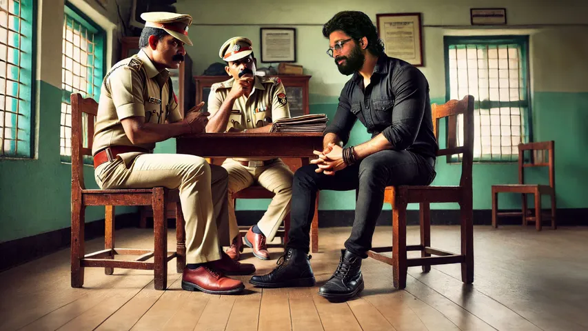 Allu arjun sandhya theatre issue Interrogation 