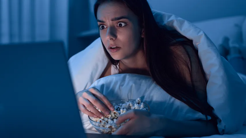 watching horror movies