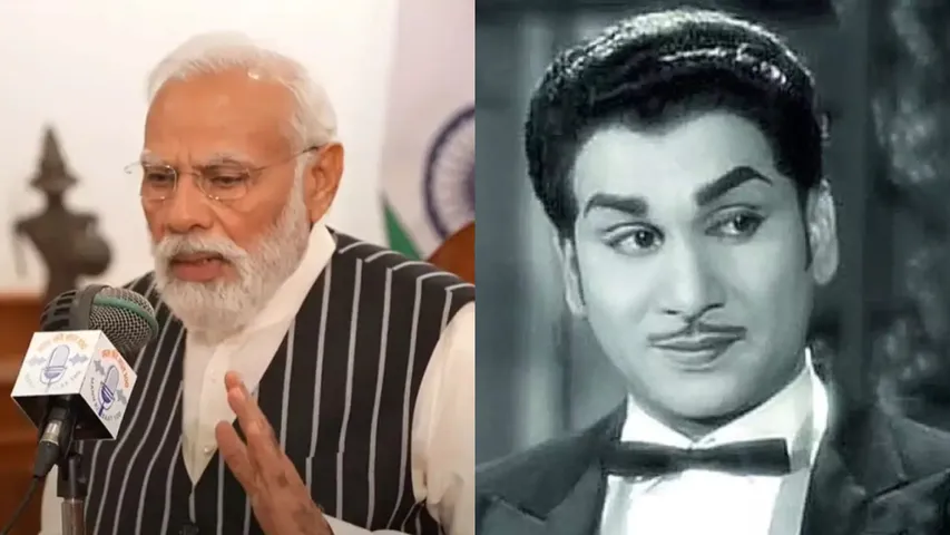 Modi And Akkineni nageshwar rao