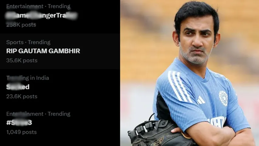 RIP GAUTAM GAMBHIR hashtag (1)