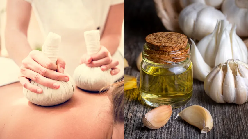 Massage garlic oil