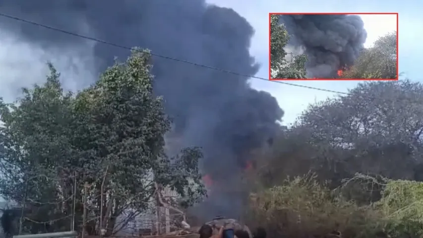 Fire accident in Jeedimetla