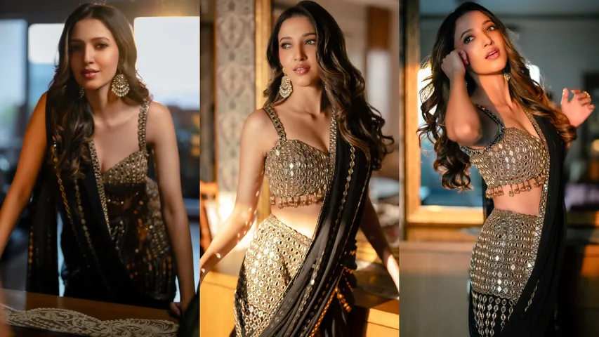 neha shetty black outfit