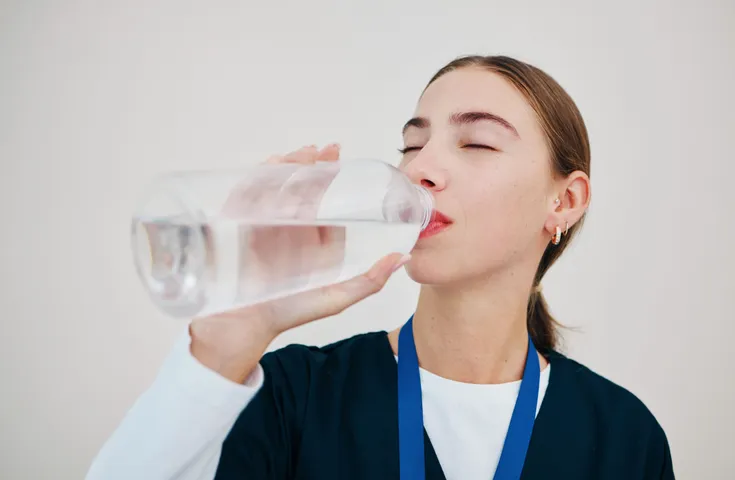 drinking water