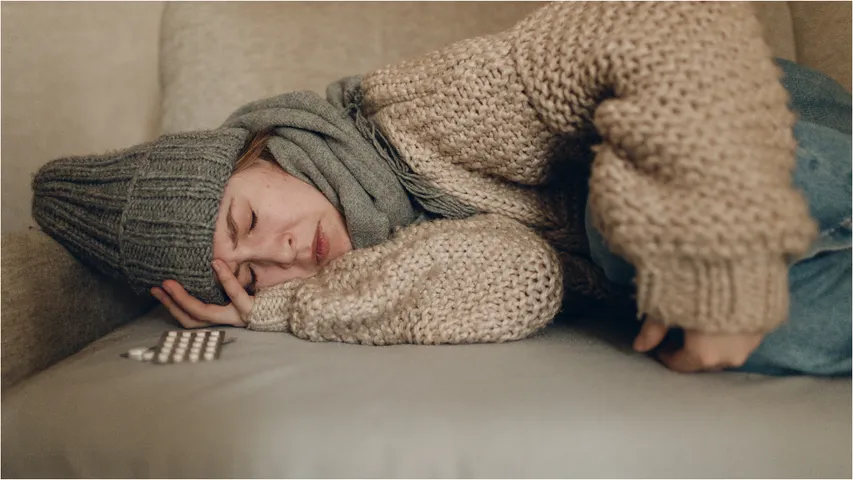 Sleeping in sweater at night 