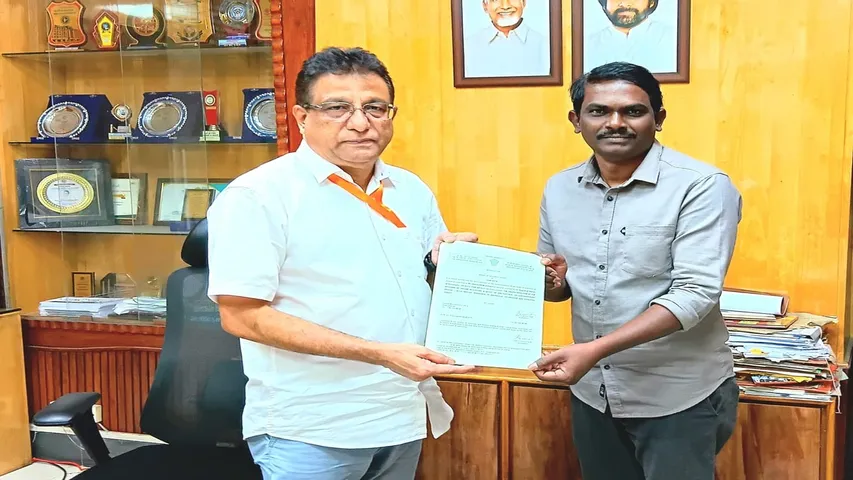 ph.d to ravikumar kodali visakhapatnam