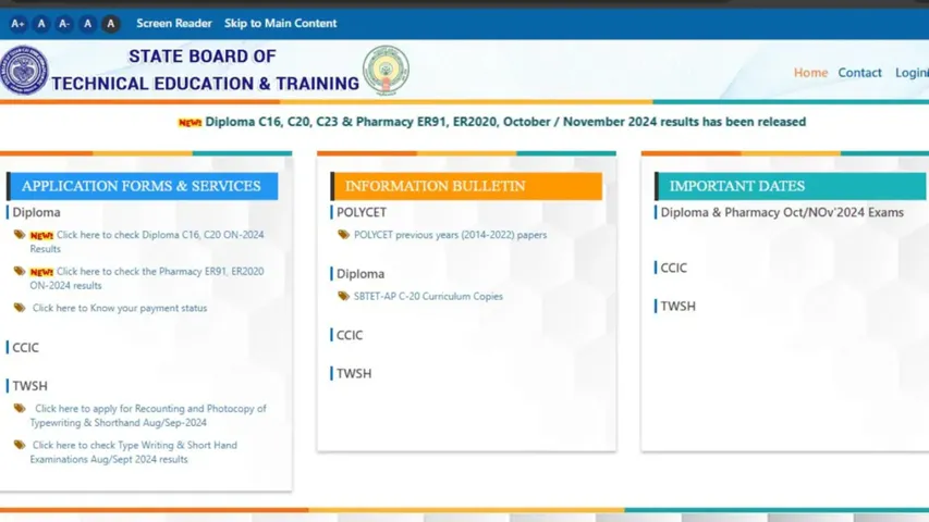 AP SBTET Results