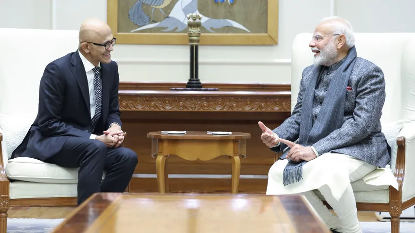 Satya Nadella-Pm Modi