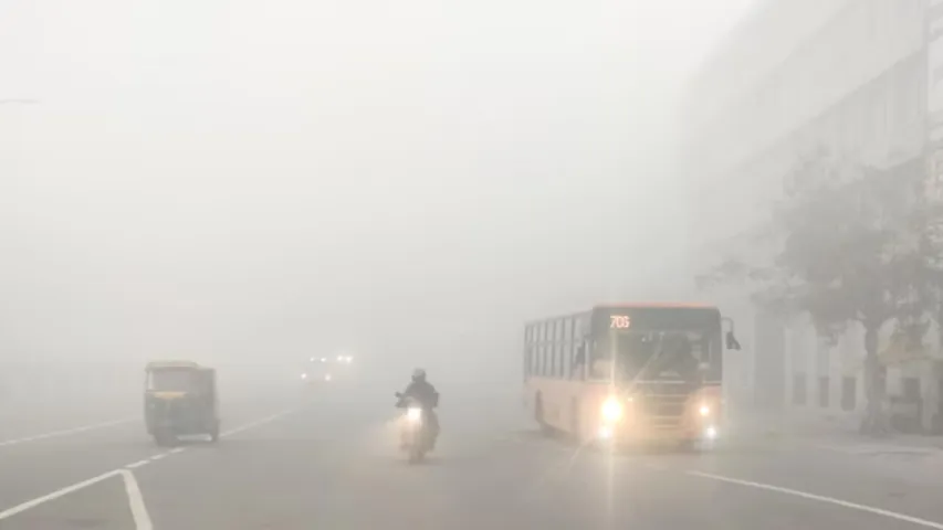 delhi fog