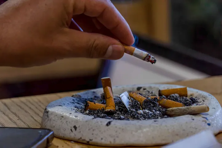Cigarette addiction