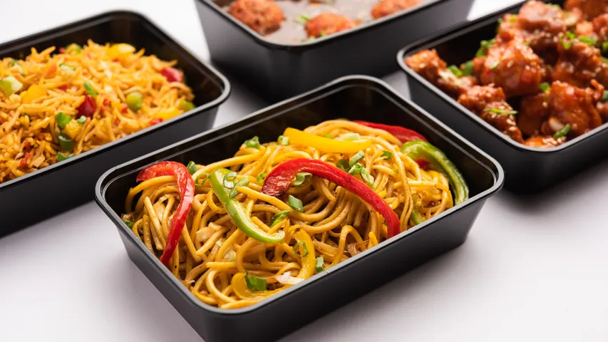 Black Plastic Container